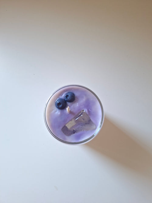 Blueberry Iced Latte